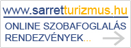 Kedvező OnLine szállásfoglalás a Sárréten